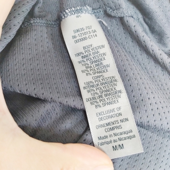 Champion Gray Athletic Racerback Tank Top - Picture 8 of 9